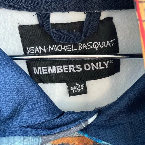 Jean-Michel Basquiat All Over Graffiti Print Hoodie - Picture 5 of 8